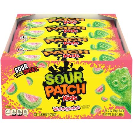 Sour Patch Sour Patch Watermelon Sour Patch Candy 2 oz. Bag, PK288 6199